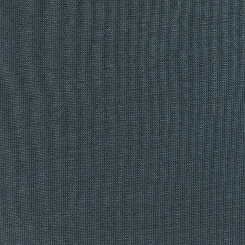 Hollow Blue Solid Stretch Rayon Tissue Jersey Knit Fabric